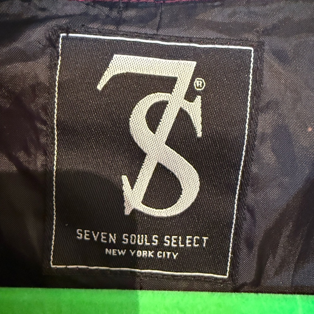 Seven souls 🇺🇸SALE Red Bomber Jacket - Picture 2 of 8